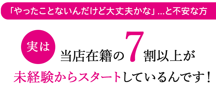 アナタの好きな時間で、いつでも働ける！脱がない・舐めないで他の風俗店より多く稼げる！全額日払い！出勤したら必ず６万円お持ち帰り！圧倒的な集客力で”稼げない”はありません！